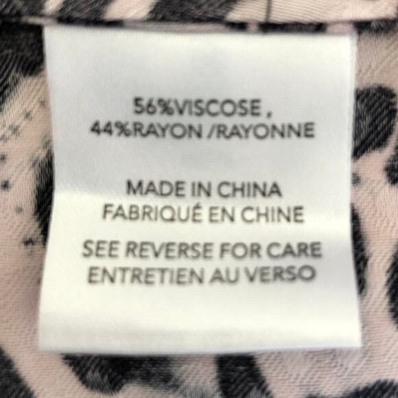 MILLY Animal Print Wrap Dress Leopard Print Gina Dress Size: Large - Picture 16 of 16